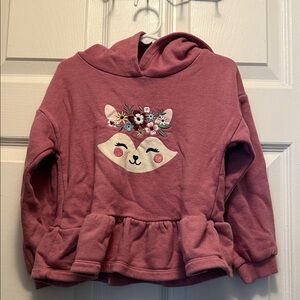 Kids Headquarters Pink Fox Hoodie